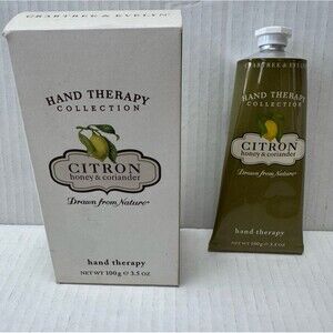 Crabtree & Evelyn CITRON Hand Therapy Lotion- 3.5 oz NIB USA Discontinued